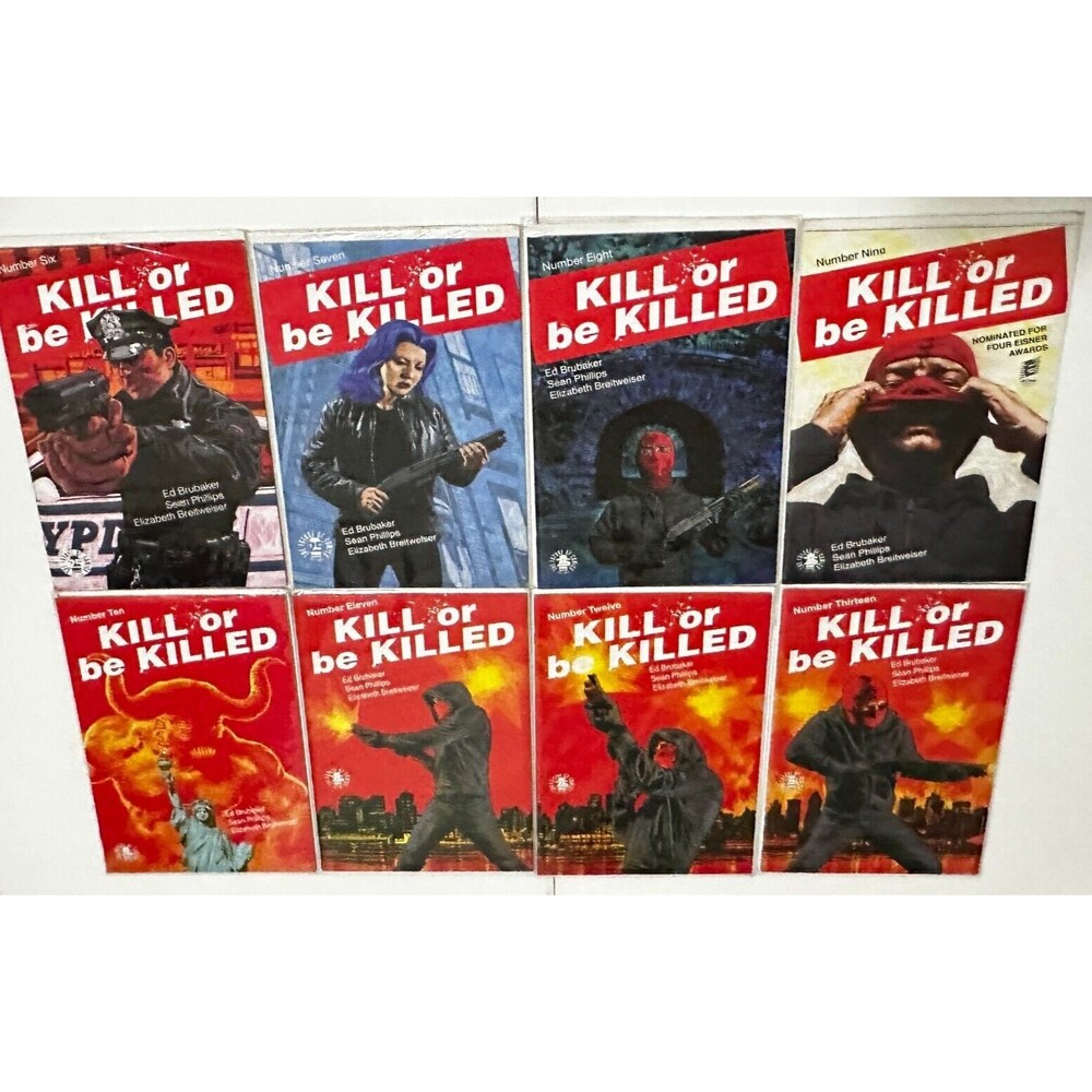 Image Comics Kill or be Killed‎ 2016 #6,7,8,9,10,11,12,13 Brubaker Phillips